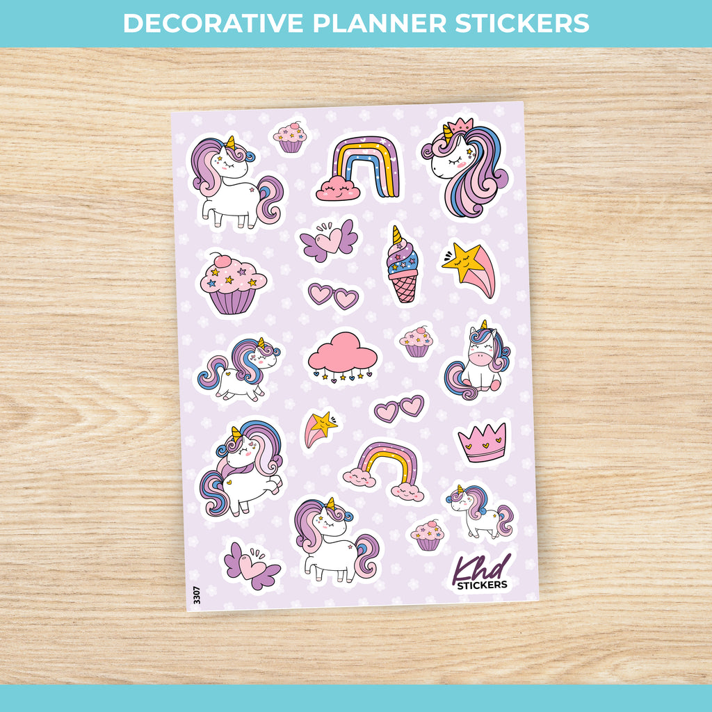 Unicorn Planner Stickers