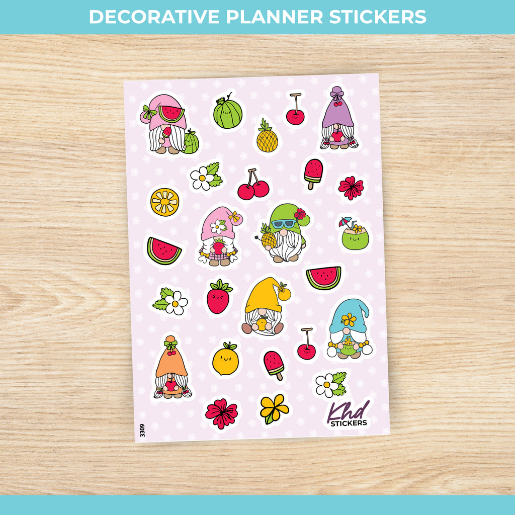 Fruity Gnomes Stickers