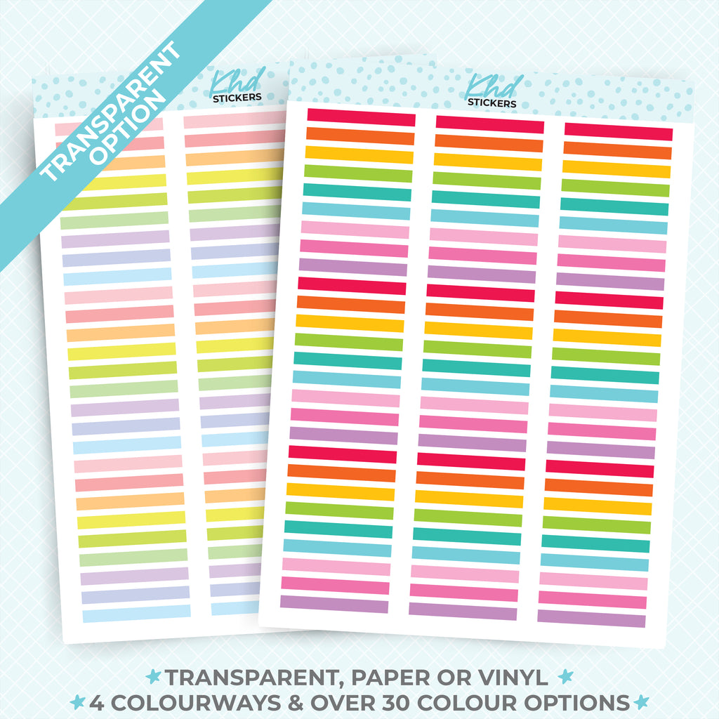 Divider & Border Stickers - Transparent Options Transparent