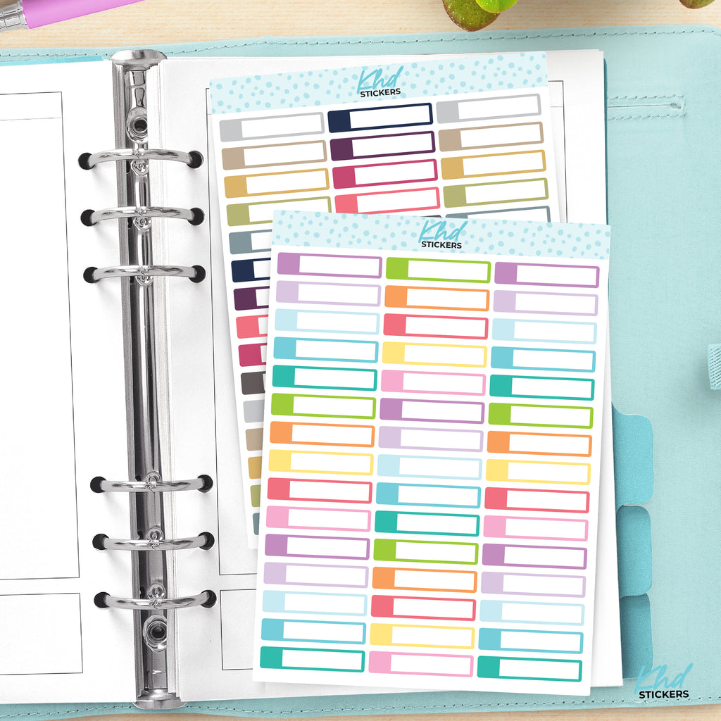 Appointment Planner Stickers Vinyl - Removable / Wine