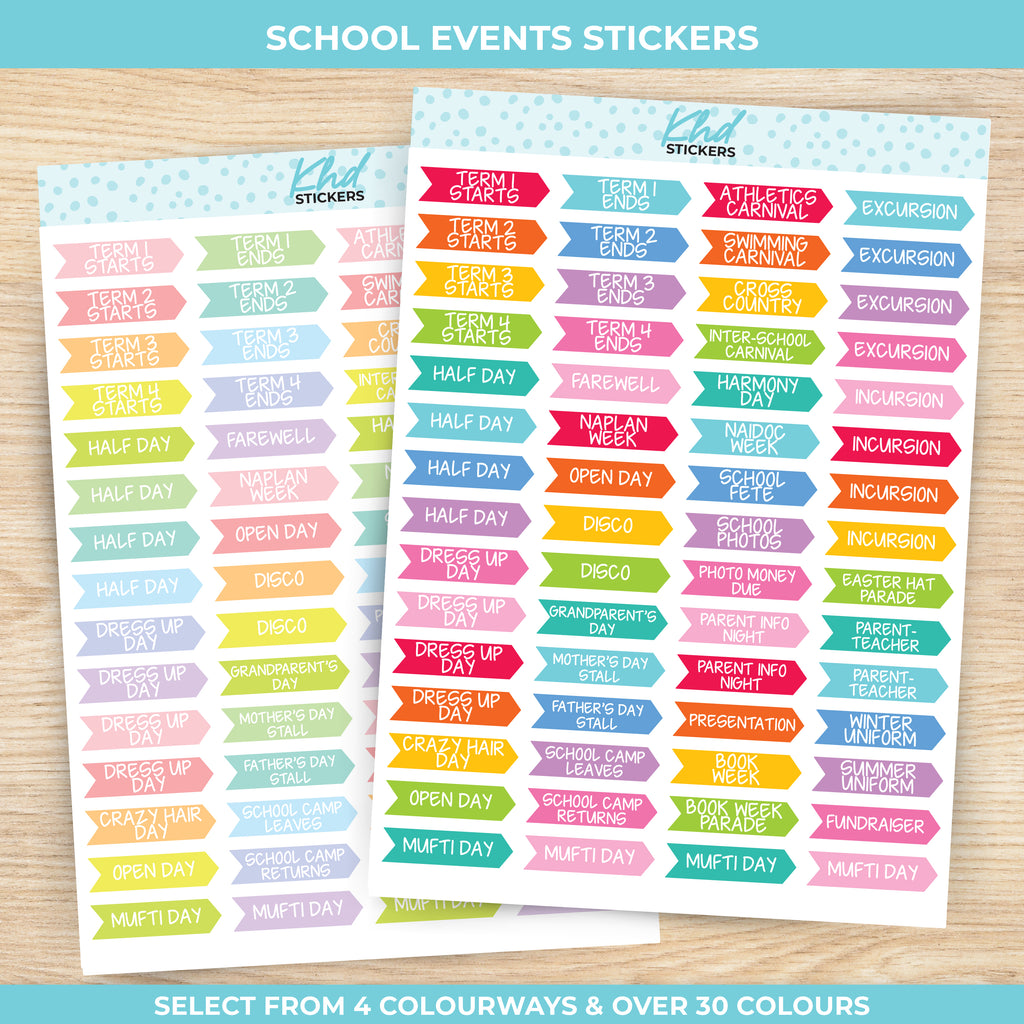 School Event Stickers Mufti Day