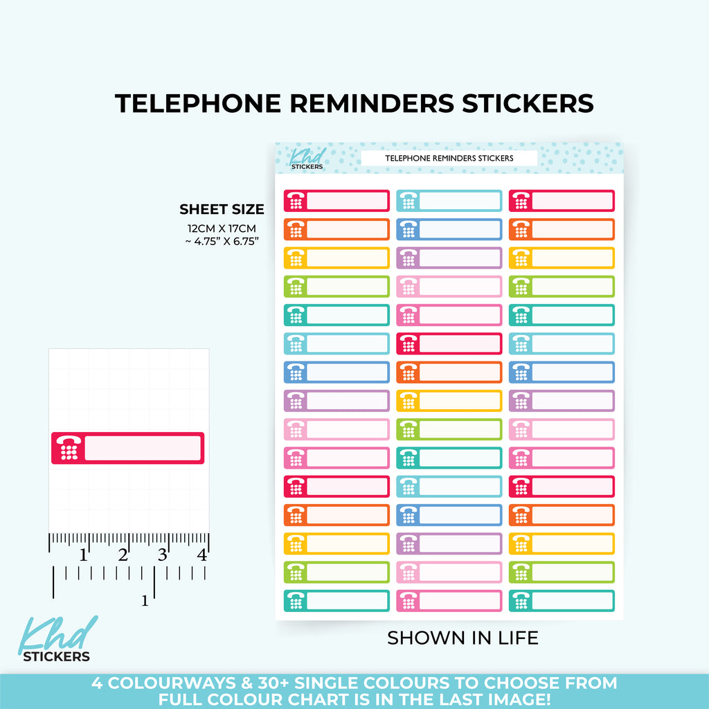 Phone Call @ Reminders Vinyl - Removable