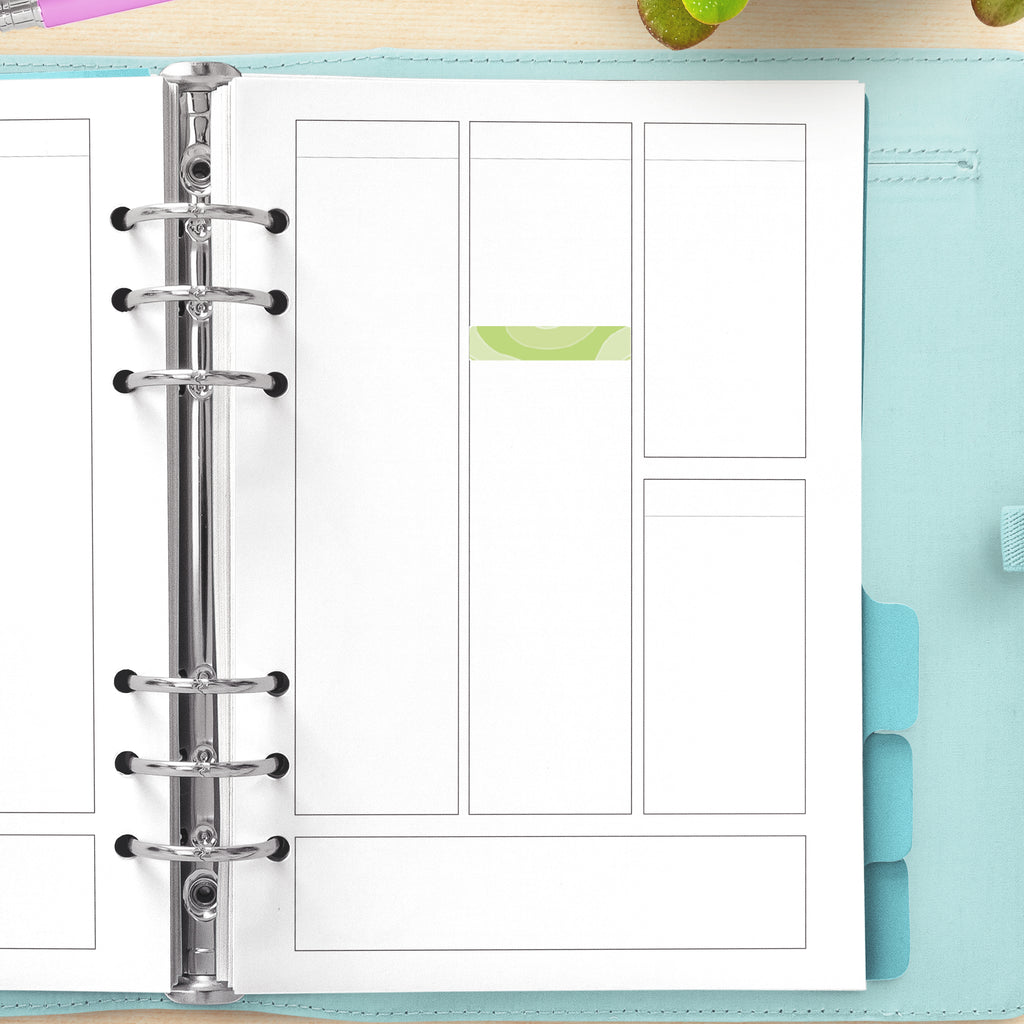 Blank Swirl Headers Vinyl - Removable
