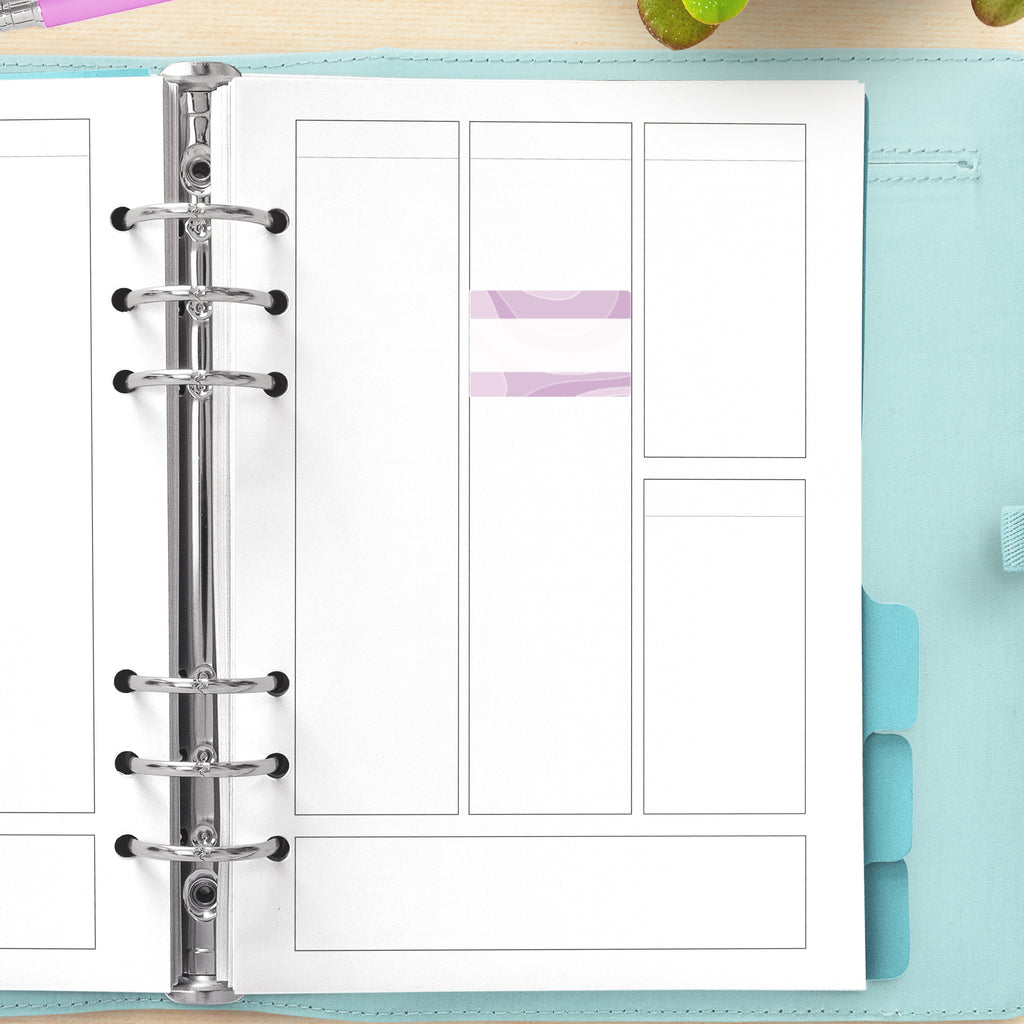 Blank Swirl Functional Boxes Vinyl - Removable