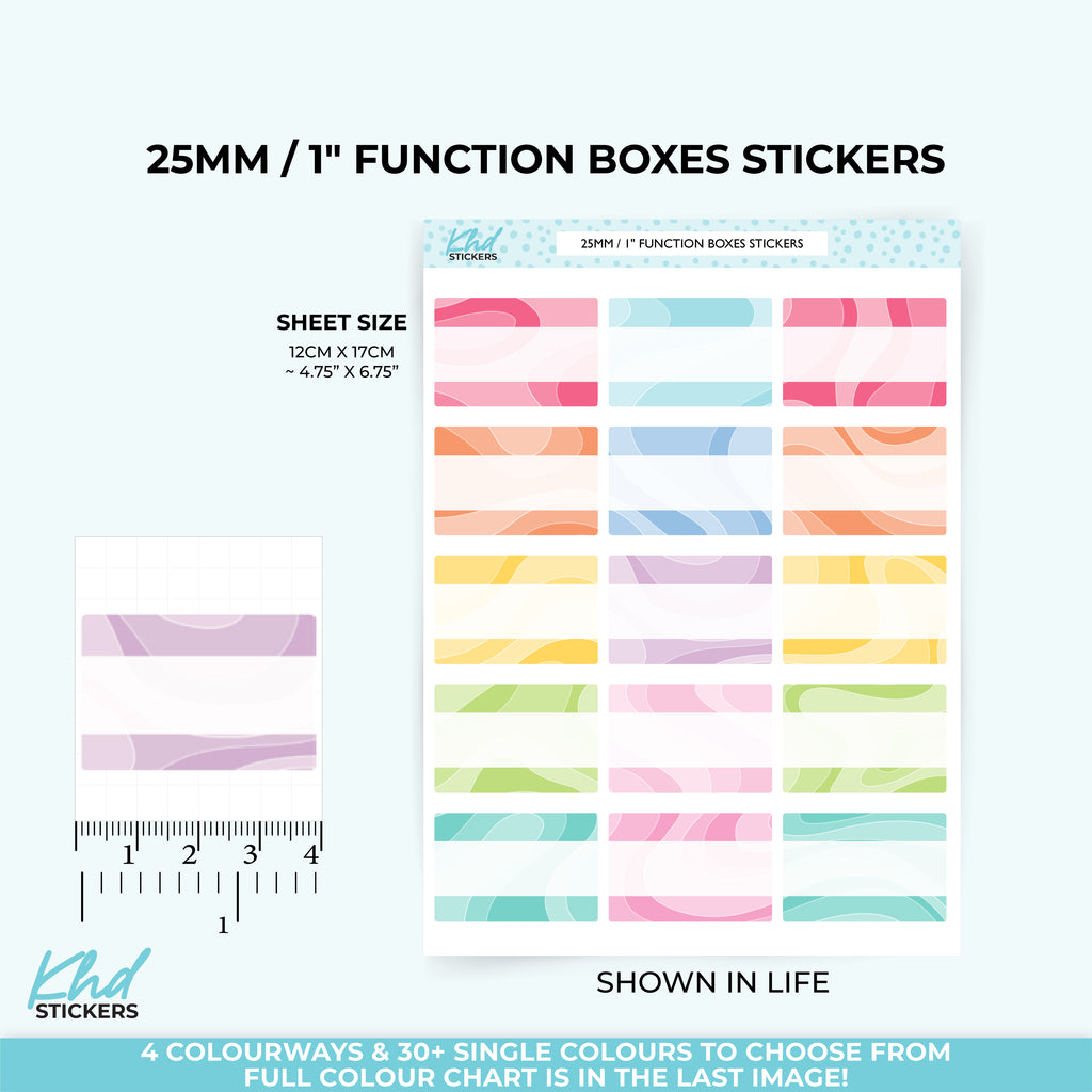 Blank Swirl Functional Boxes Vinyl - Removable