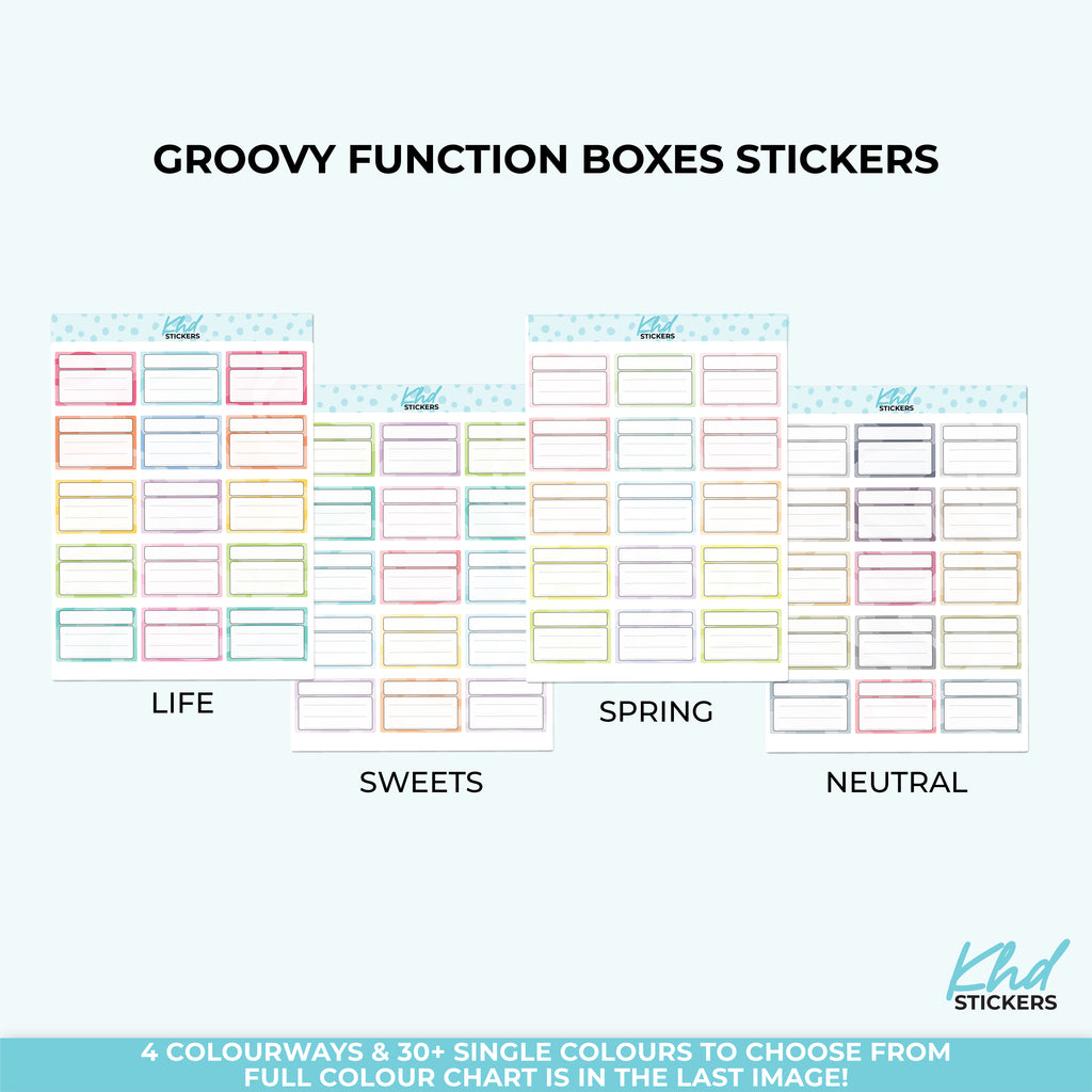 Header and Detail Swirl Functional Boxes Vinyl - Removable