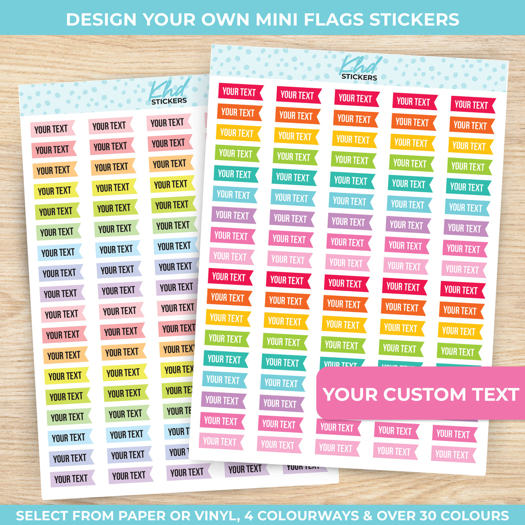 Design Your Own - Mini Flags