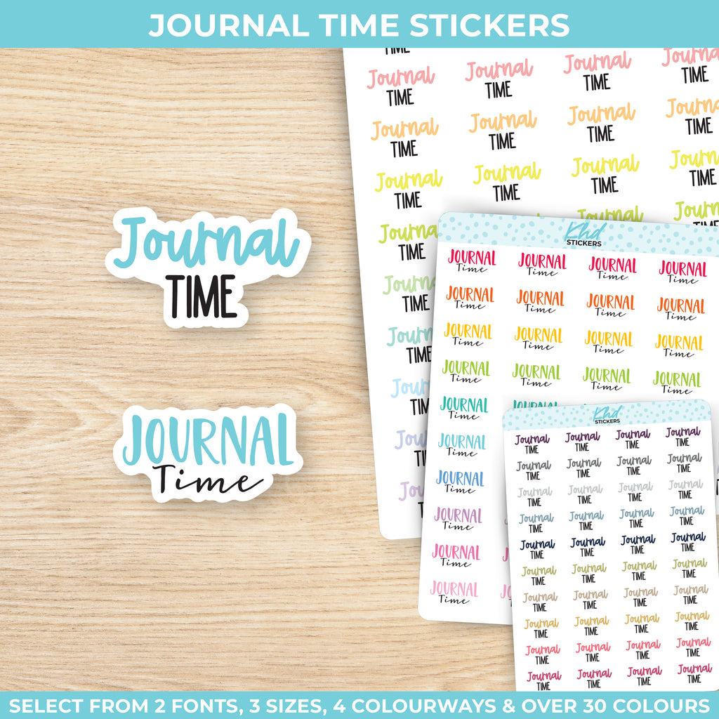 Journal Time Stickers Small