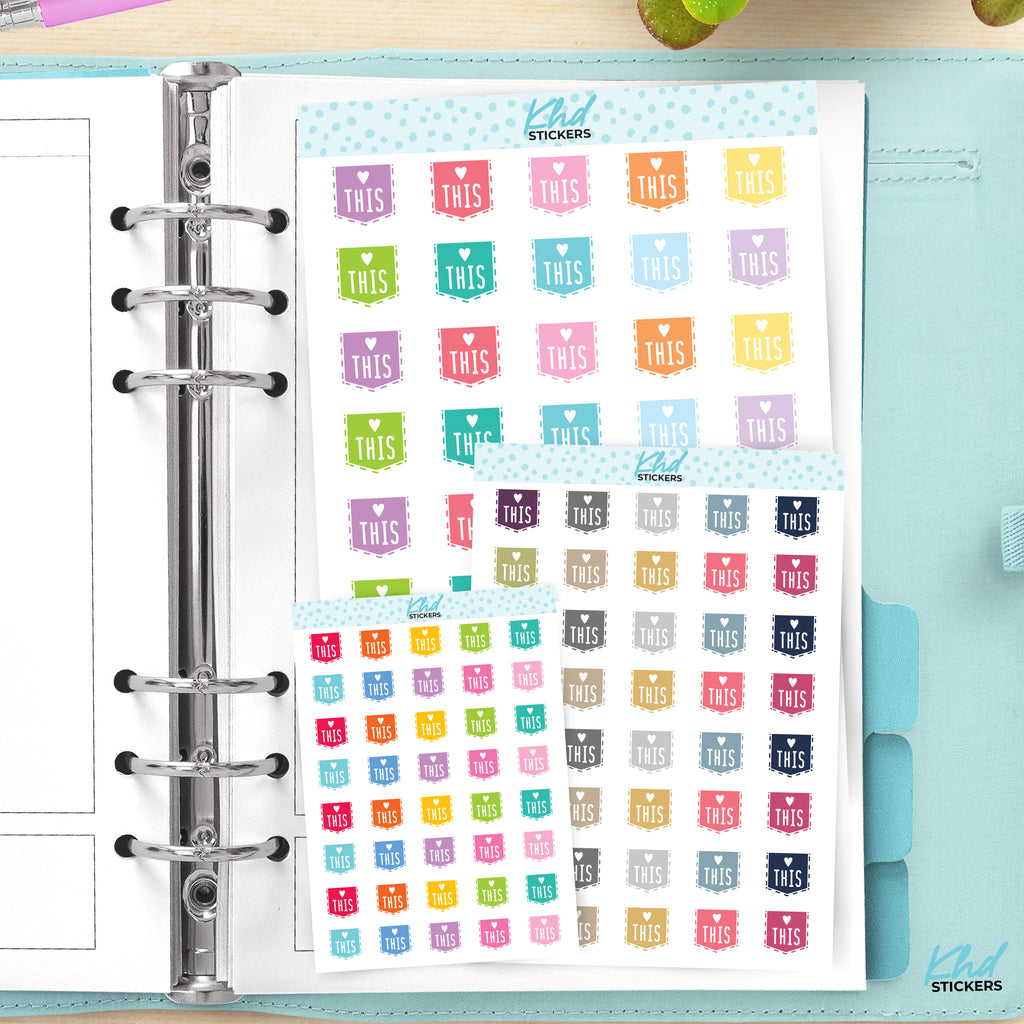 Heart This Planner Stickers Small