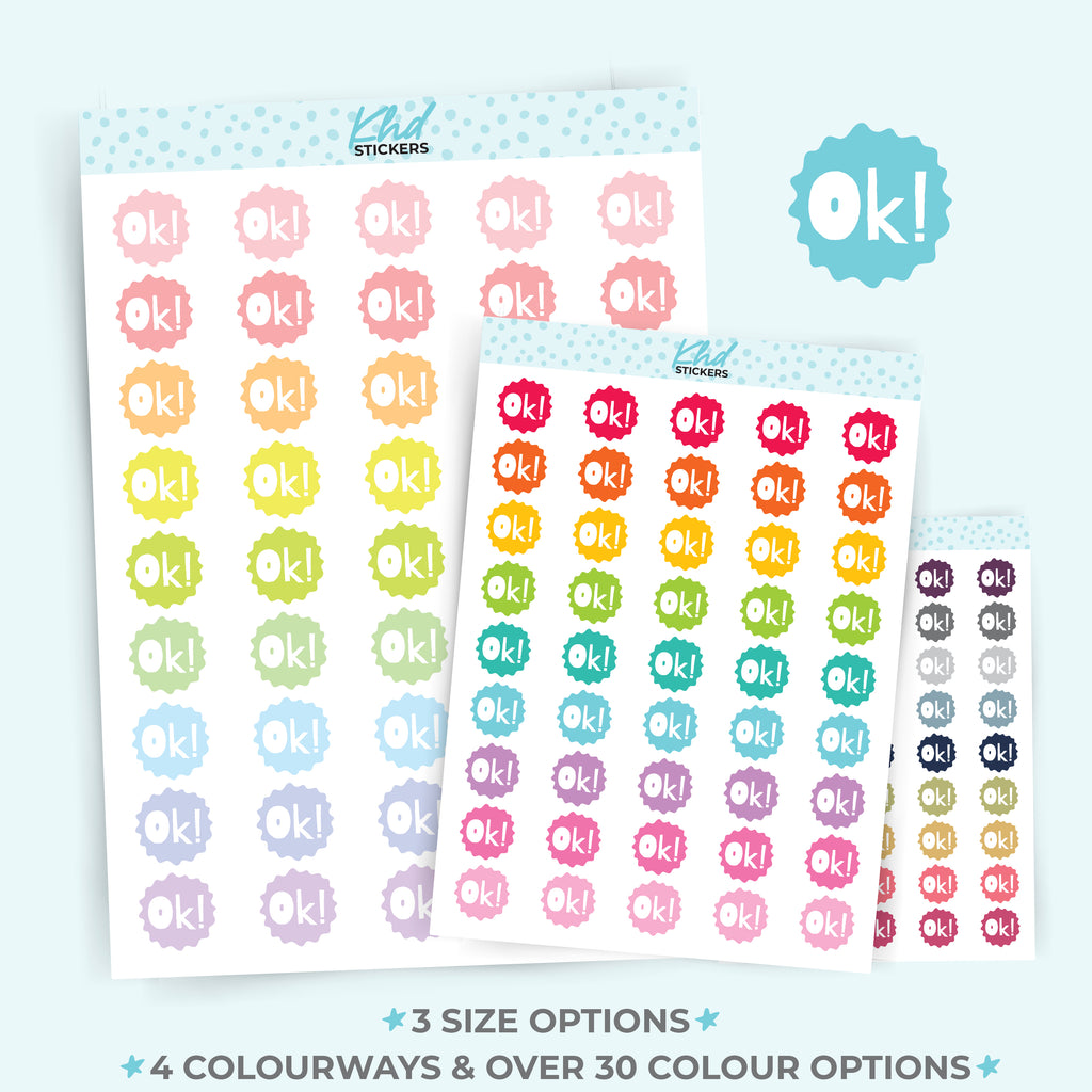 OK! Stickers Small