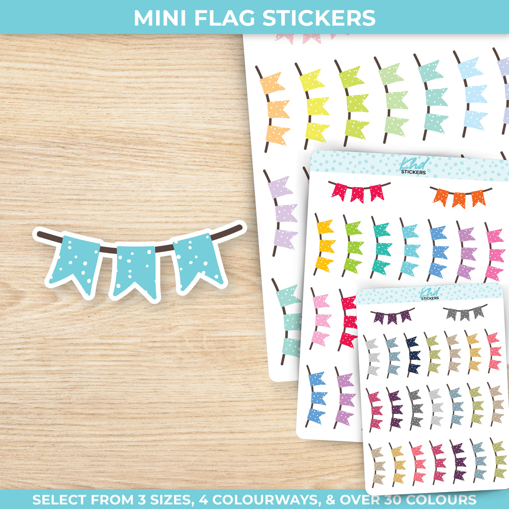 Mini Flag Stickers Small