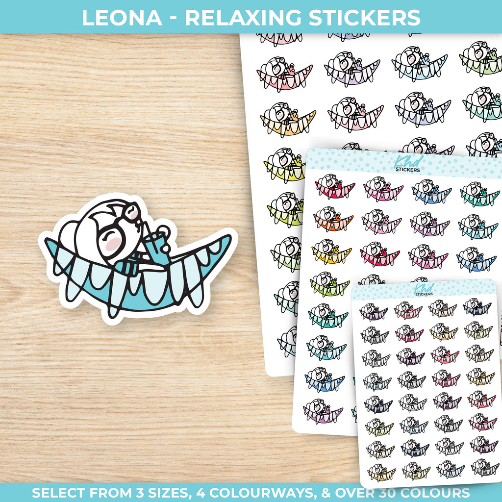 Planner Girl Leona Relaxing Planner Stickers Small