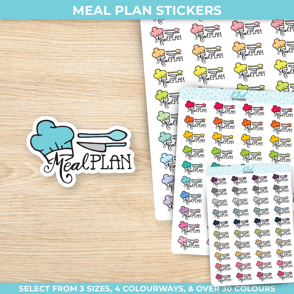 Meal Plan Planner Stickers Small