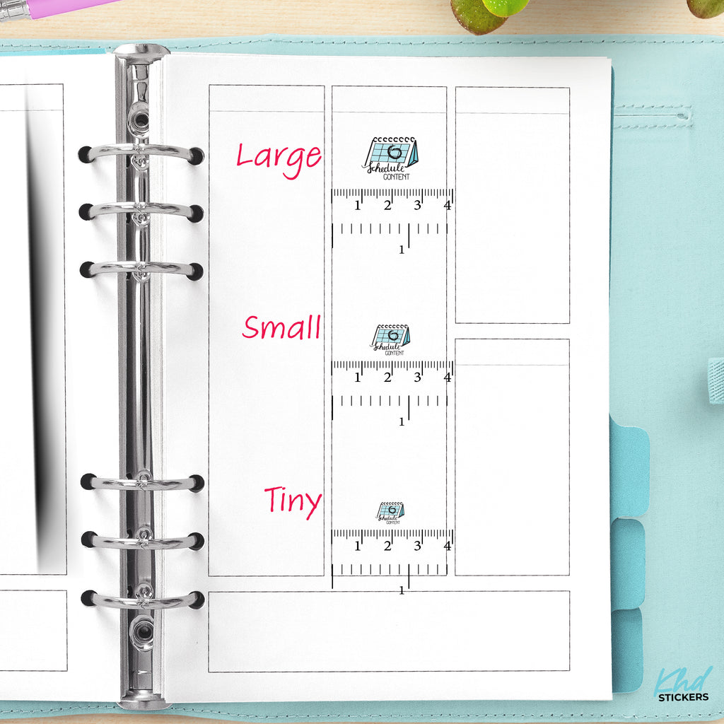 Schedule Content Planner Stickers Small