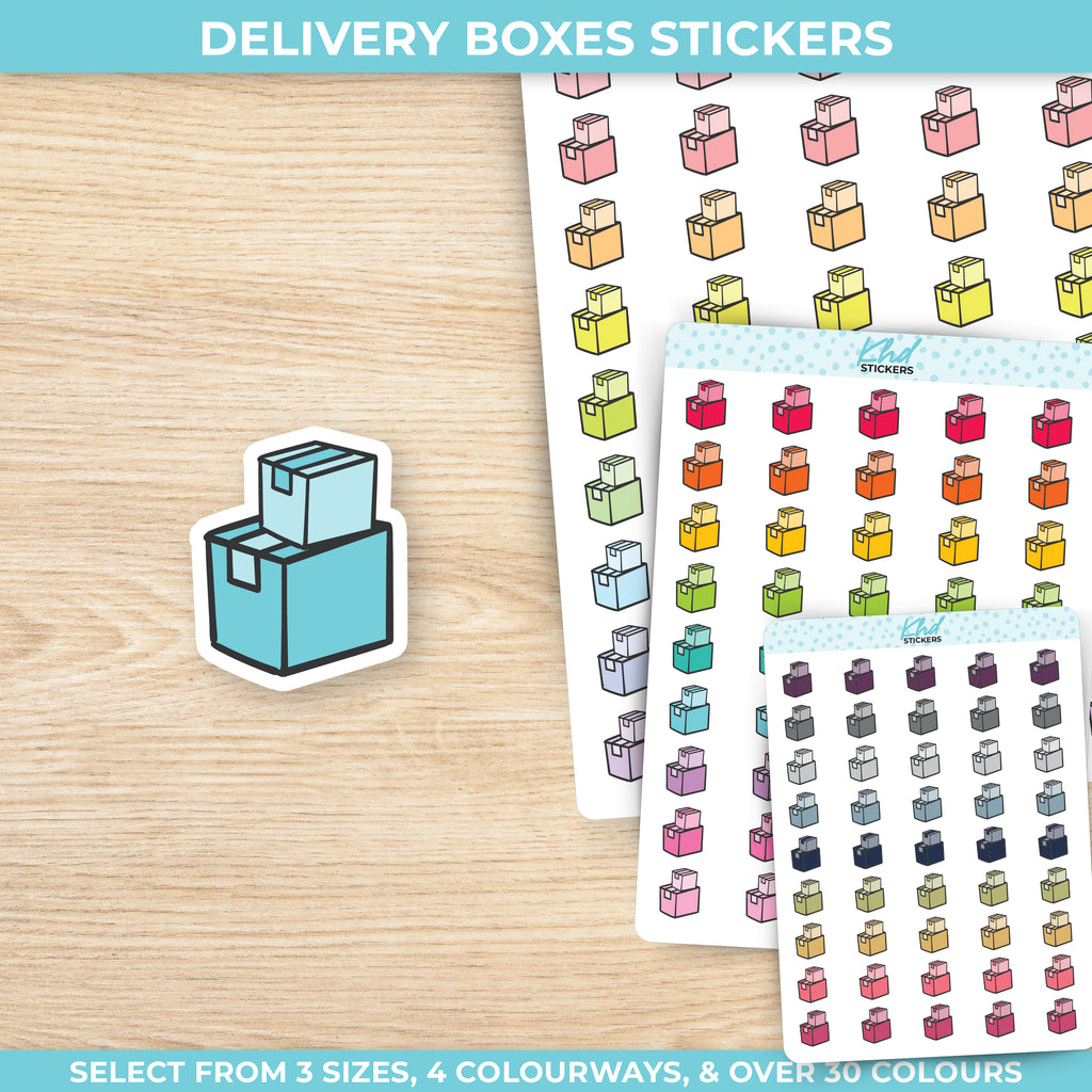 Delivery Box Stickers Small