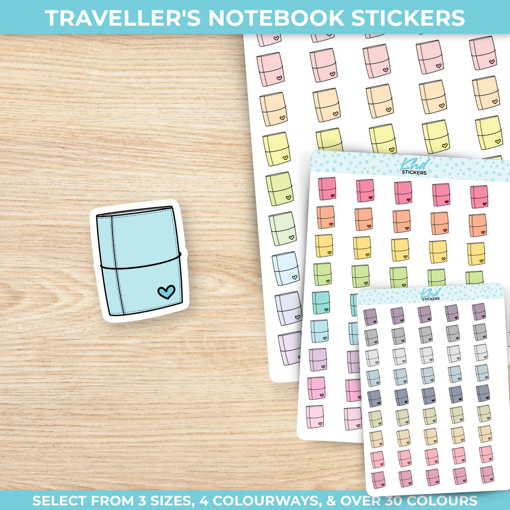 Traveller's Notebook Icon Stickers Small