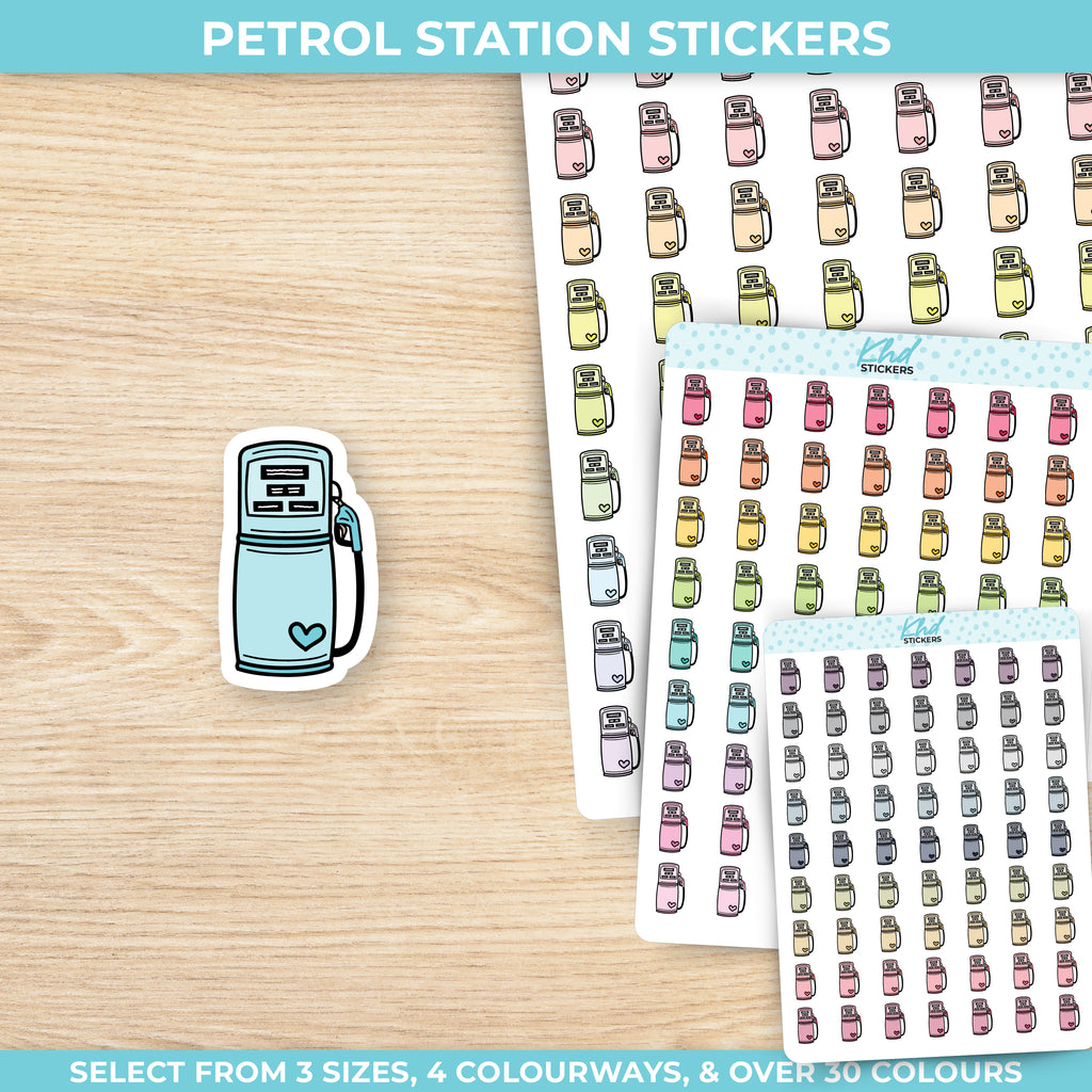 Petrol / Gas Stickers Small