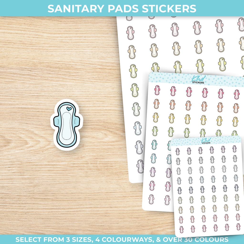 Sanitary Pads Planner Stickers Small