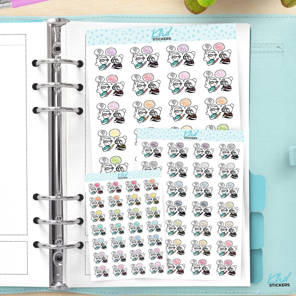 Planner Girl Therapy Stickers Small