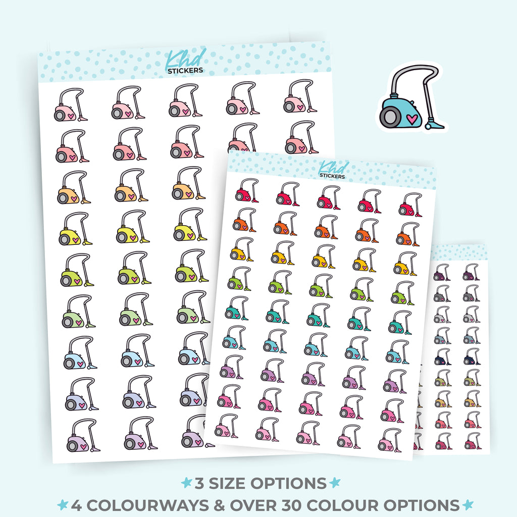 Vacuum Icon Stickers Small