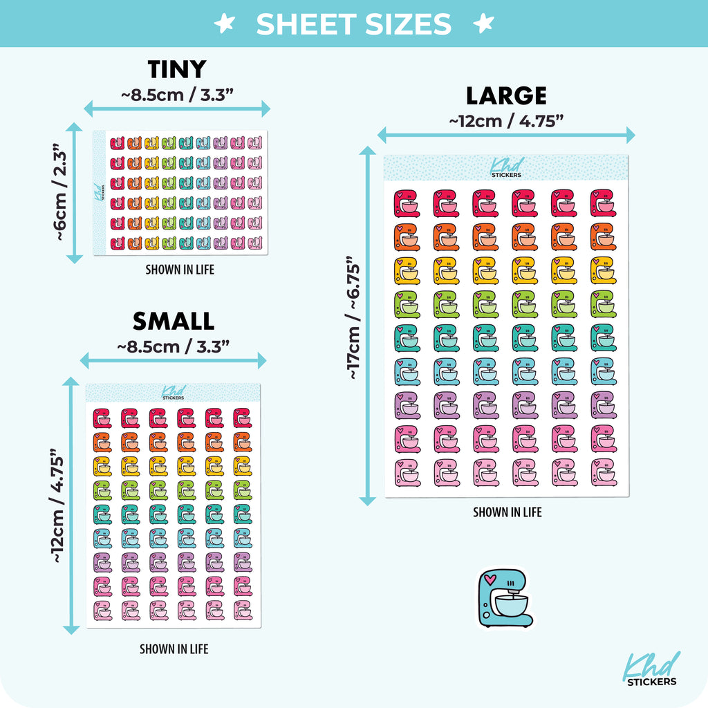 Baking Mixing Bowl Icons Small