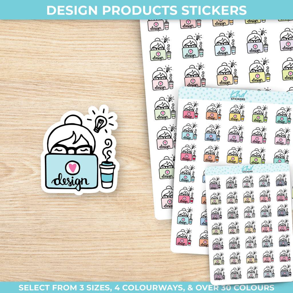 Design Products Stickers Small