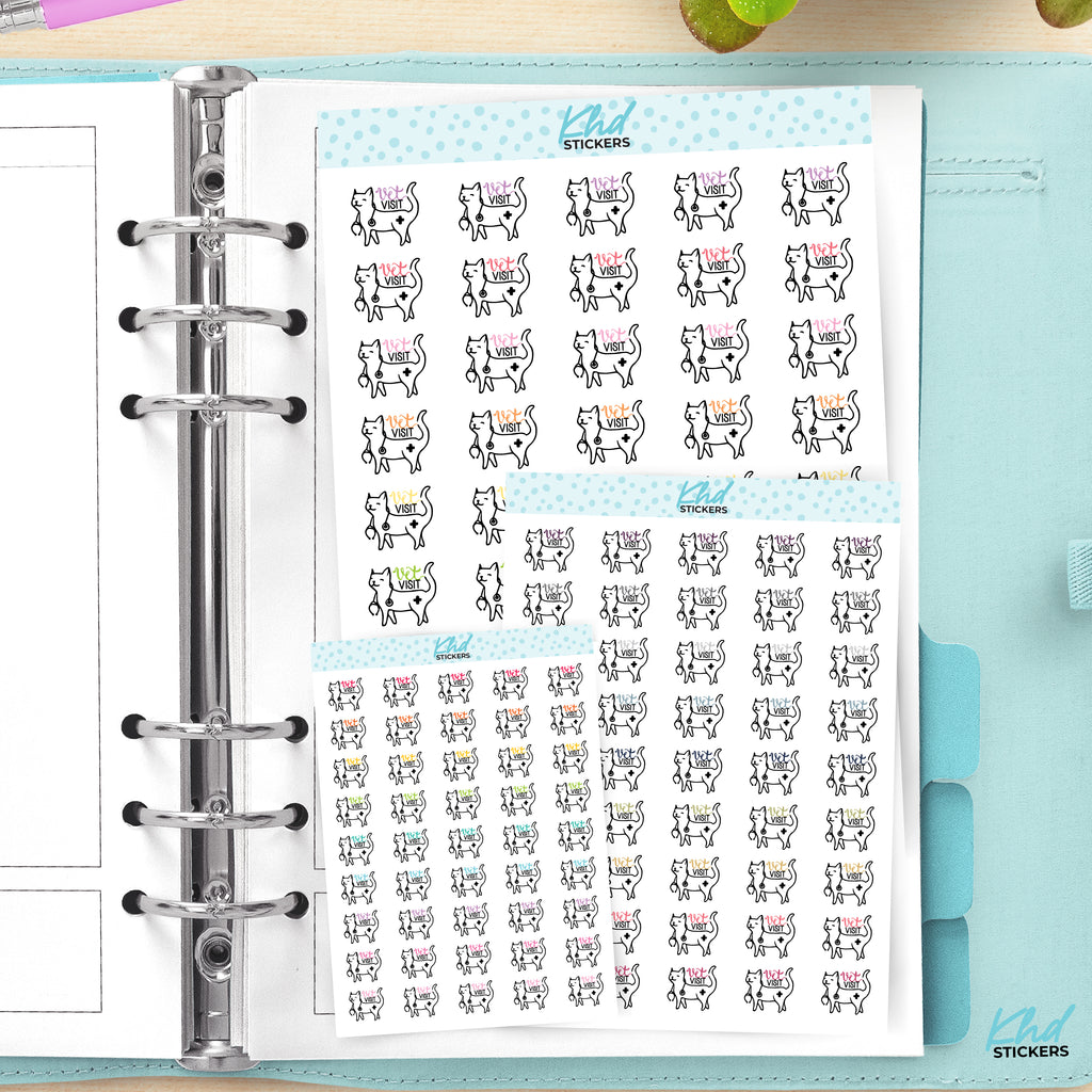 Cat Planner Stickers Small