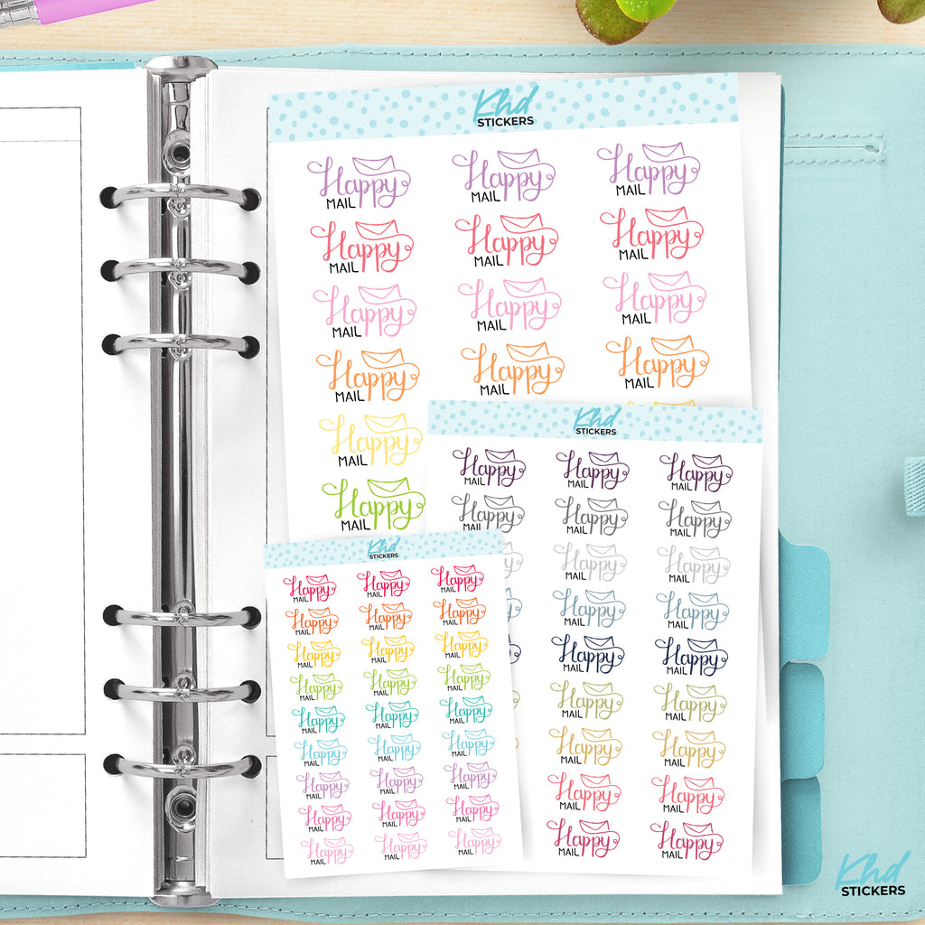 Happy Mail Planner Stickers Small