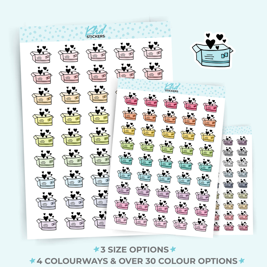 Happy Mail Package Planner Stickers Small