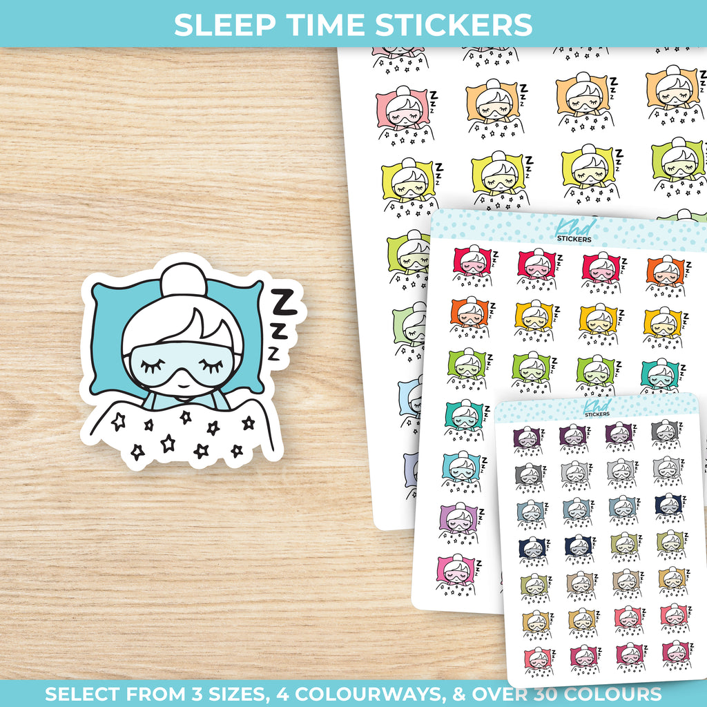 Planner Girl Leona Sleep Time Planner Stickers Small