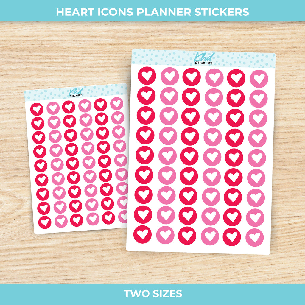 Heart Stickers Small