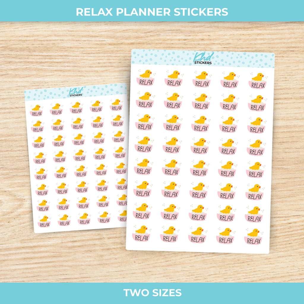 Relax Stickers Small