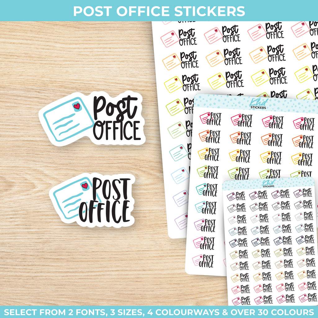 Post Office Stickers Small