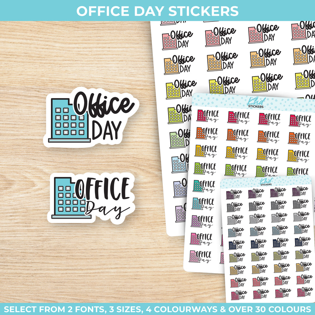 Office Day Stickers Small