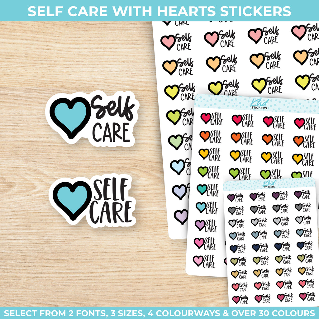 Self Care Stickers Small