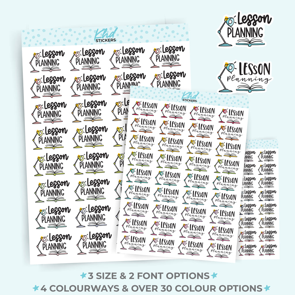 Lesson Planner Planner Stickers Small