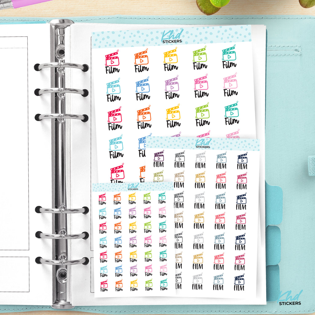 Film Planner Stickers Small