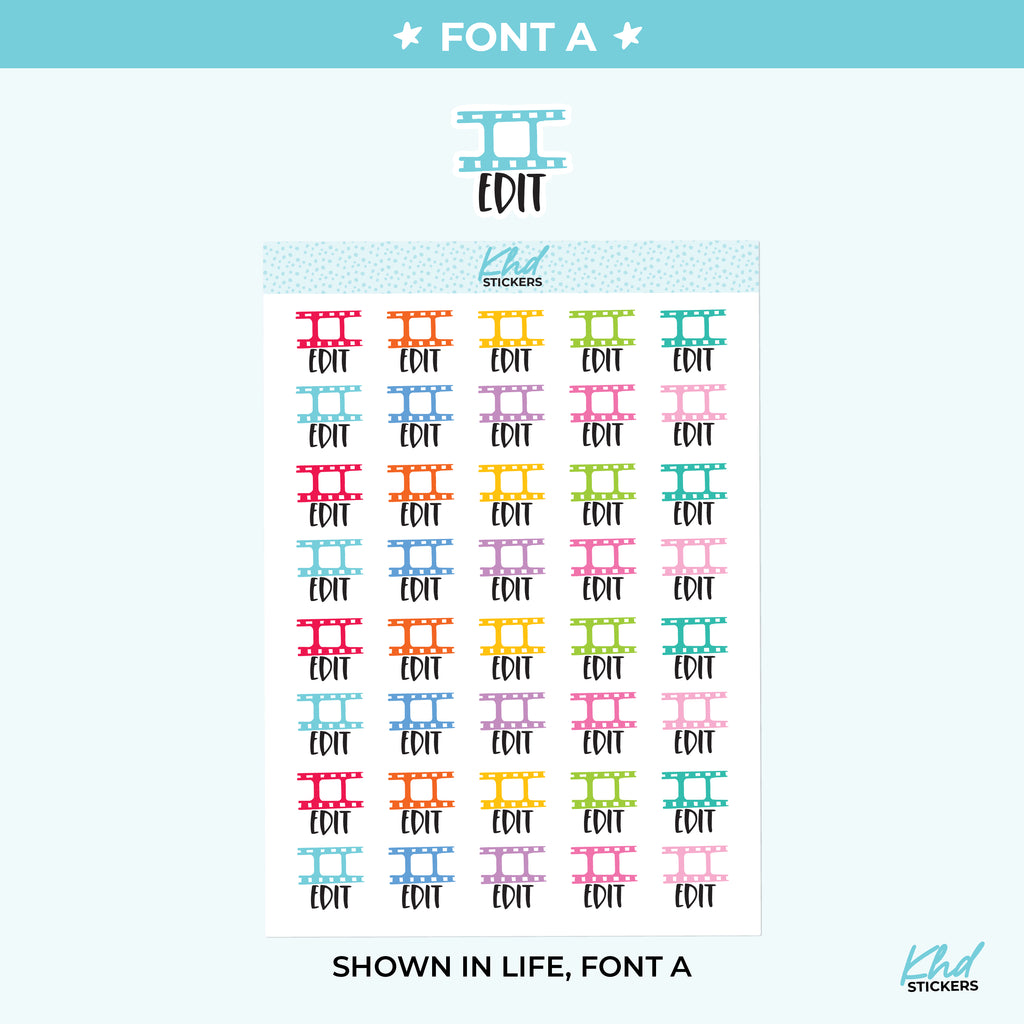 Edit Planner Stickers Small