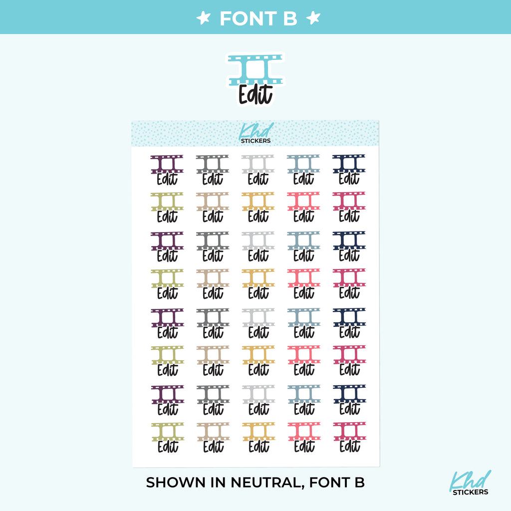 Edit Planner Stickers Small