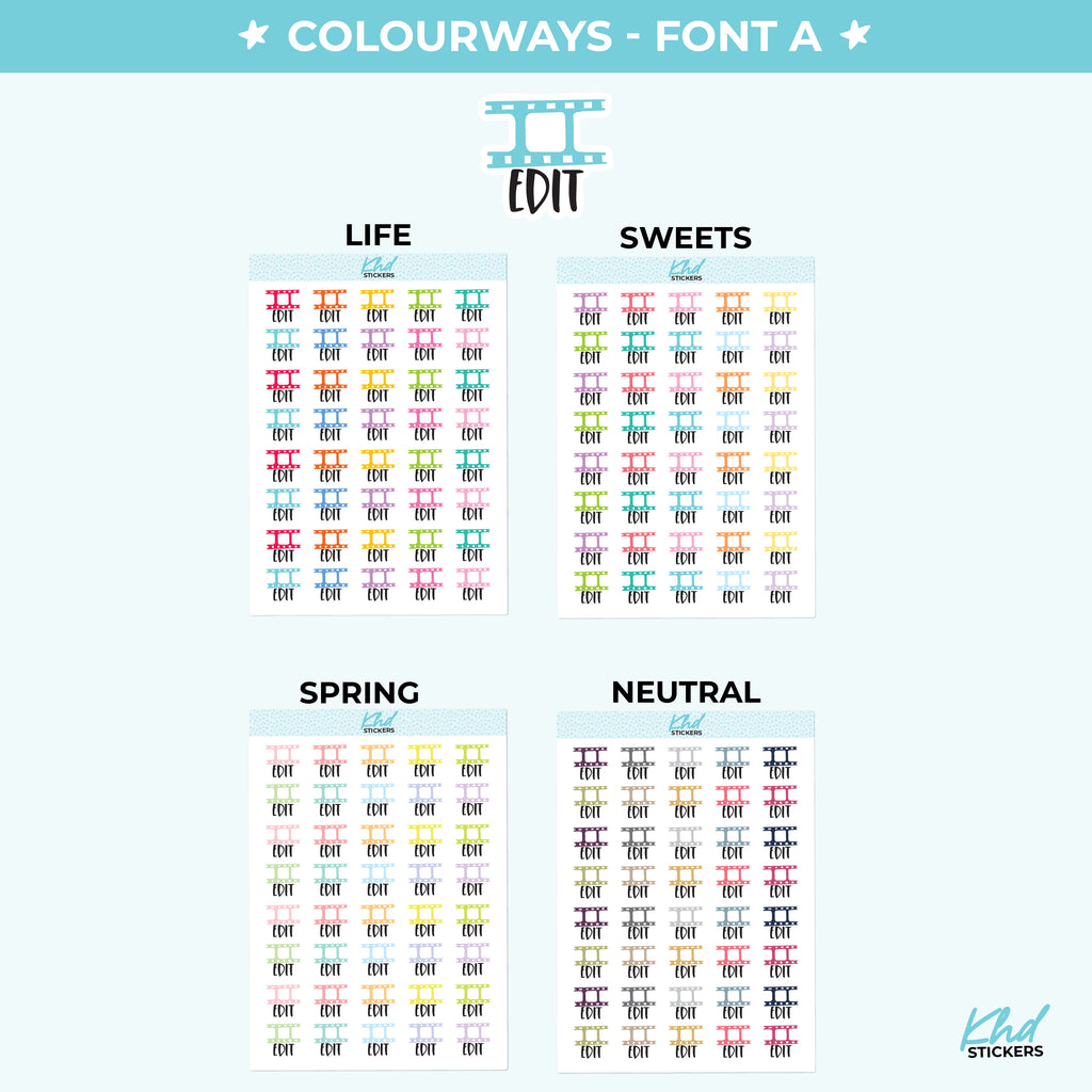 Edit Planner Stickers Small