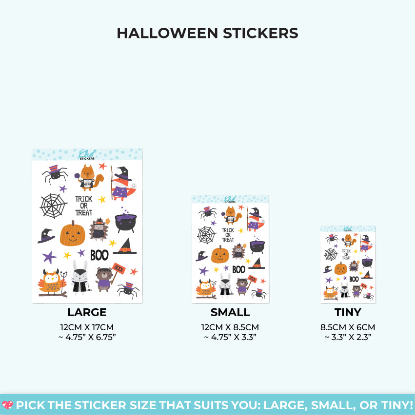 Halloween Stickers Small