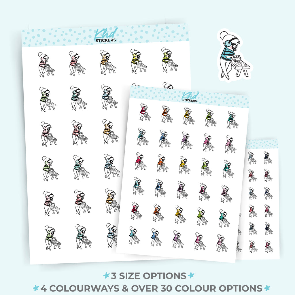 Planner Girl Leona Woodwork Planner Stickers Small