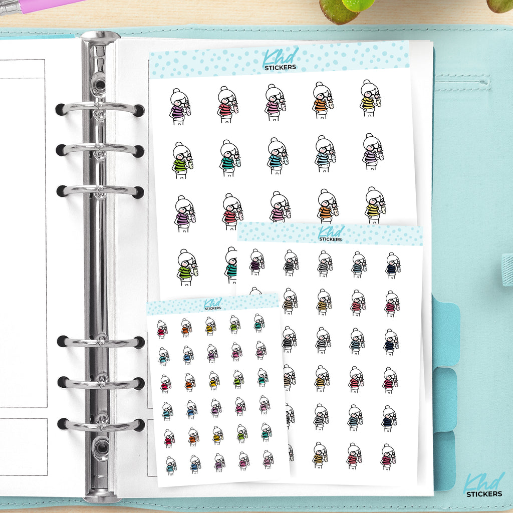 Planner Girl Leona Bloated  Planner Stickers Small