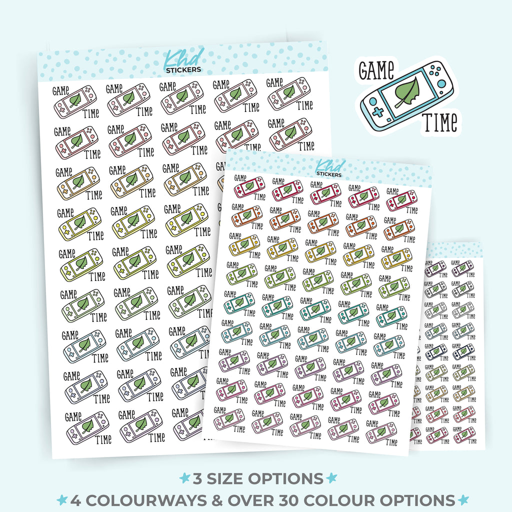 Game Time Planner Stickers Small