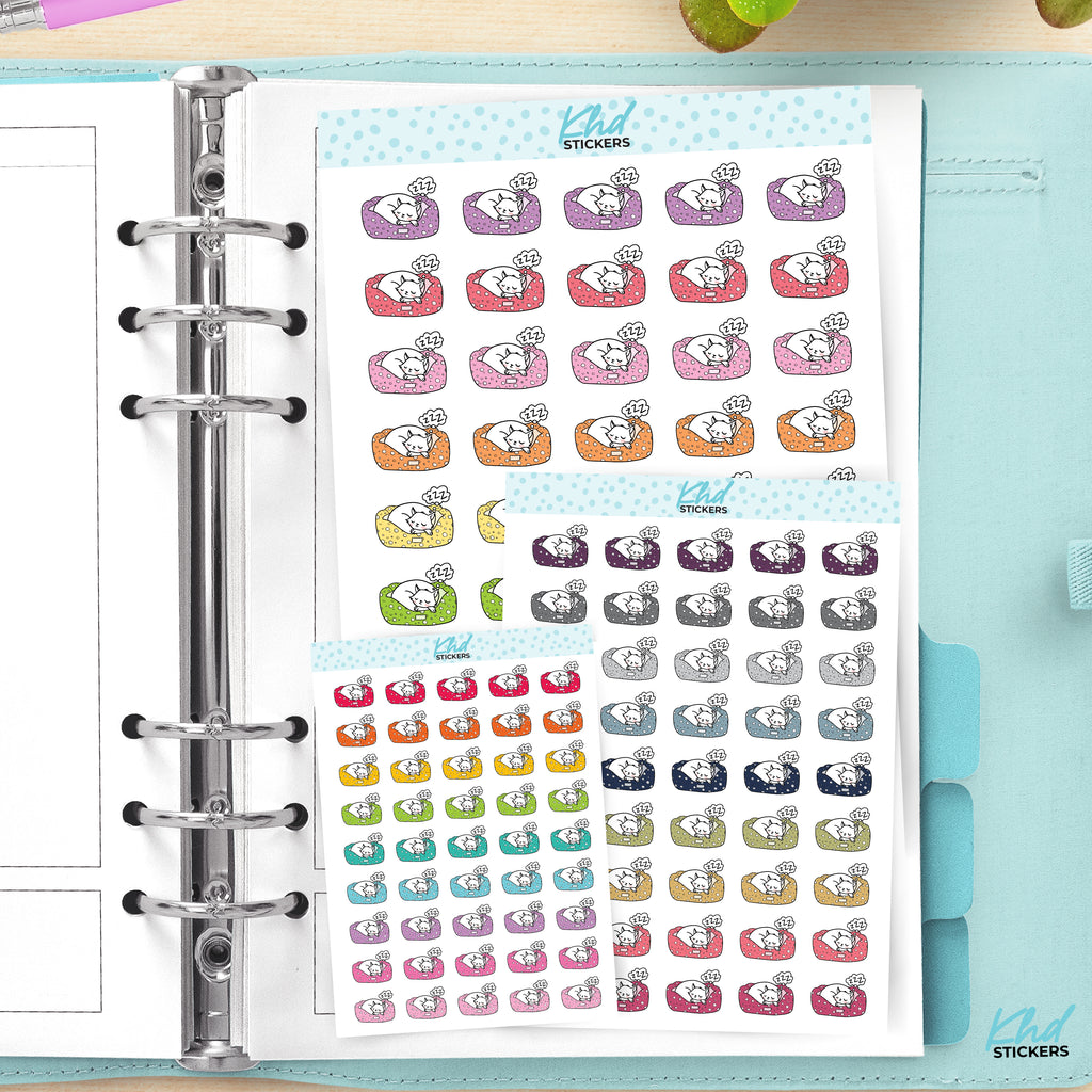 Sleeping Cat  Planner Stickers Small