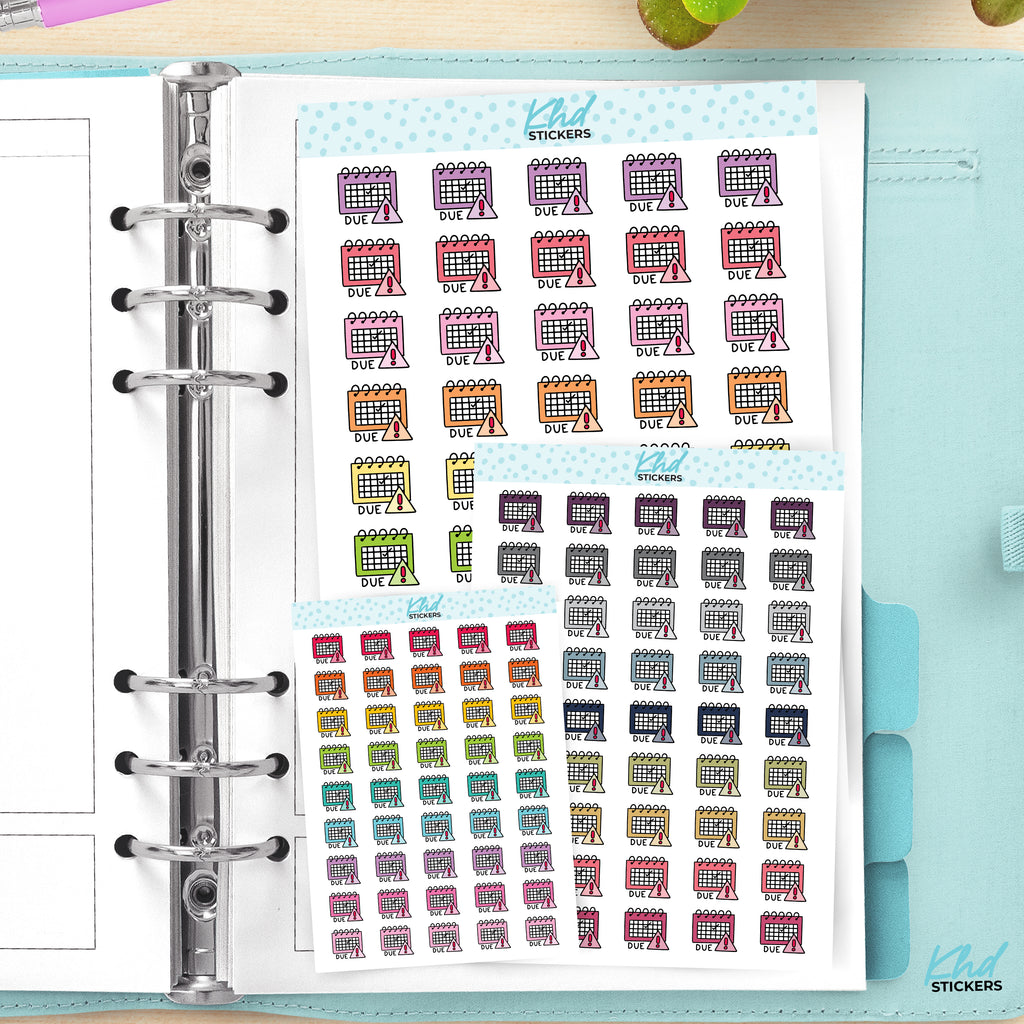 Due Planner Stickers Small