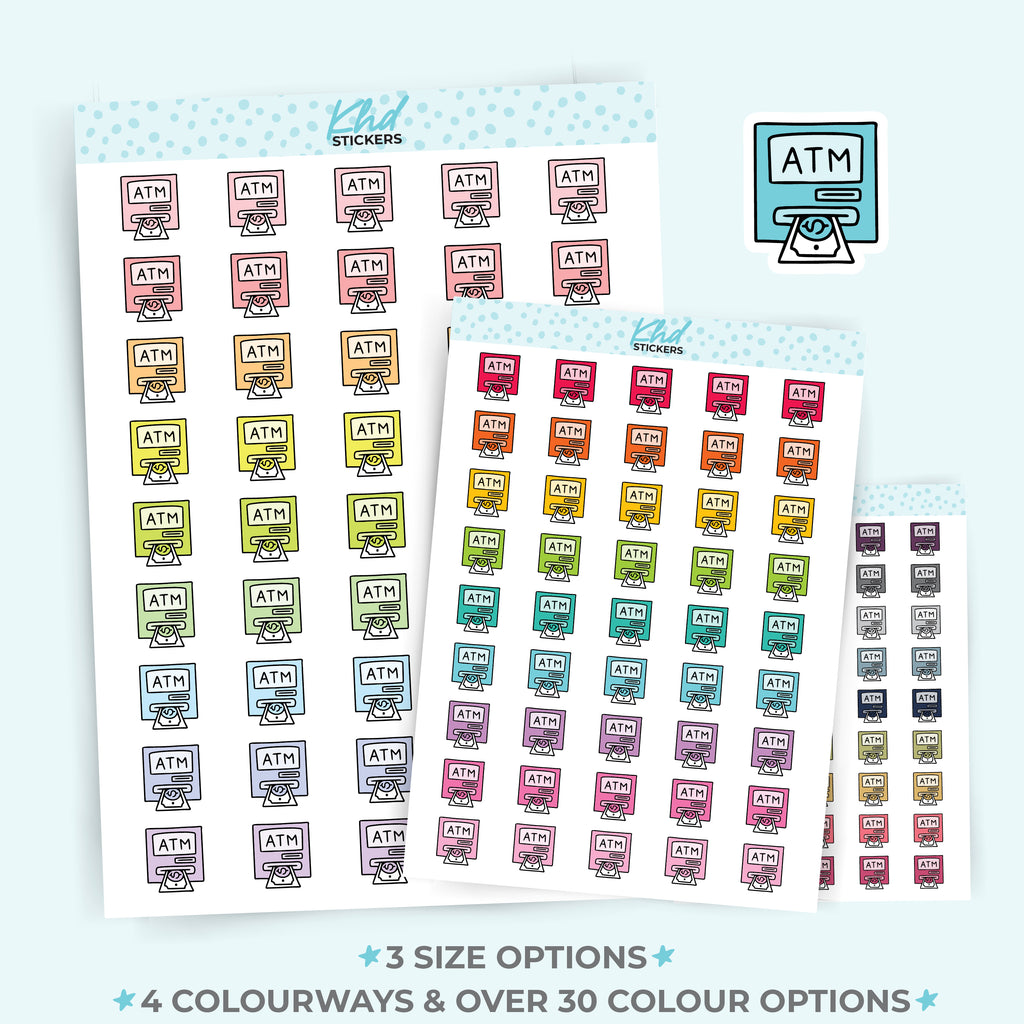 ATM Planner Stickers Large