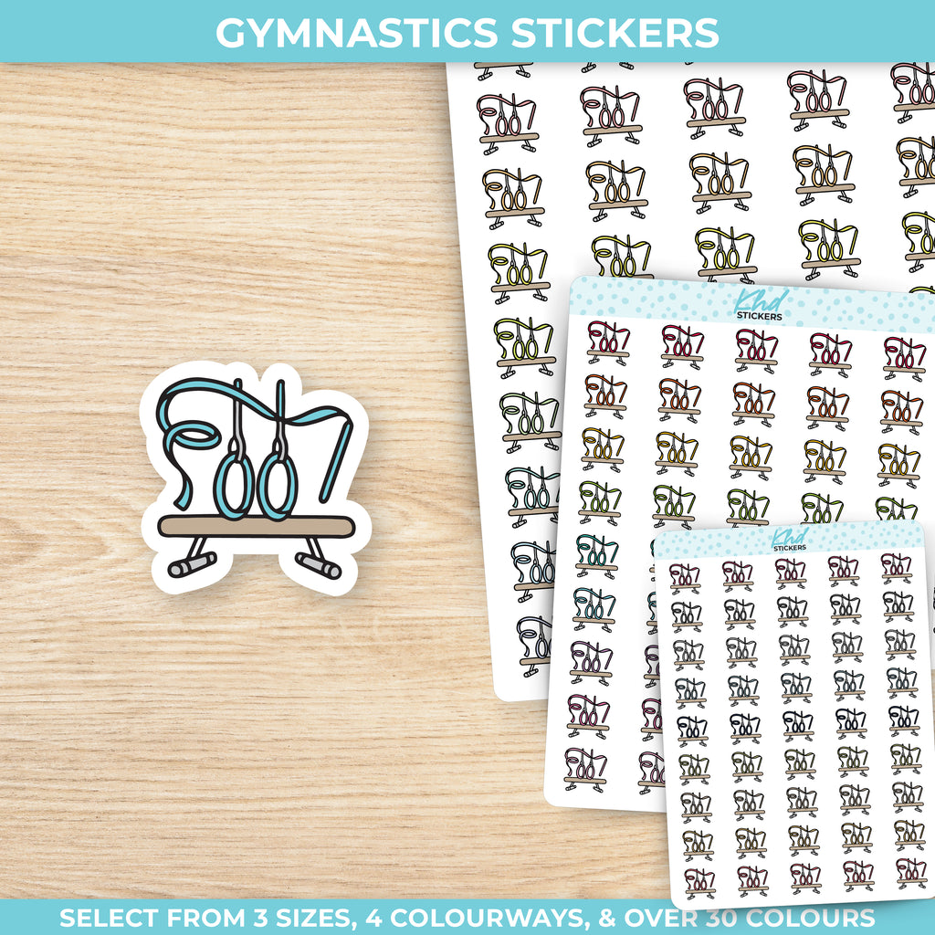 Gymnastics Planner Stickers Small