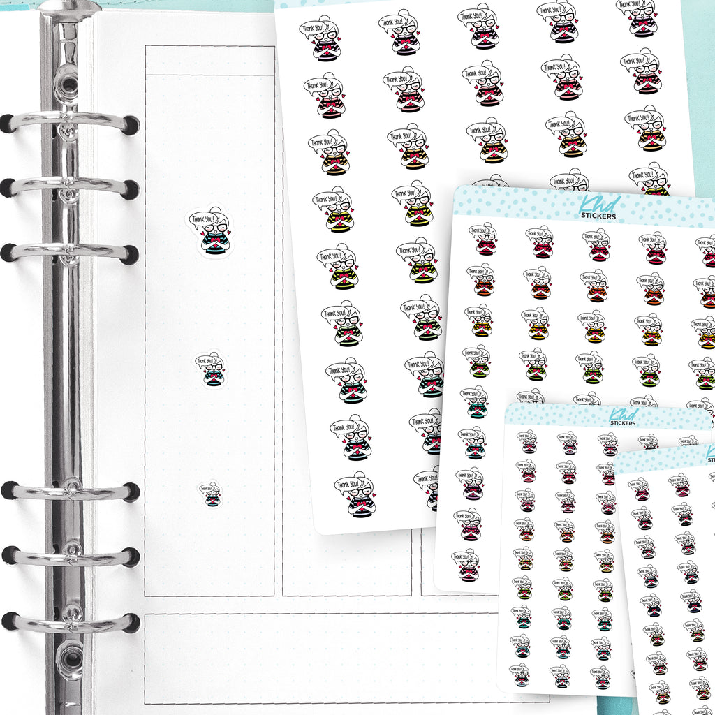 Planner Girl Leona Thank You Small