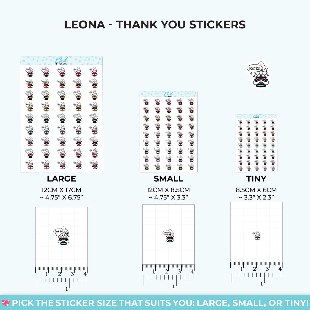 Planner Girl Leona Thank You Small